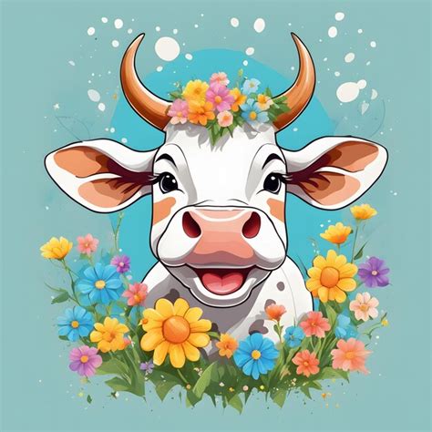 Premium AI Image | Farmer Cow Clipart