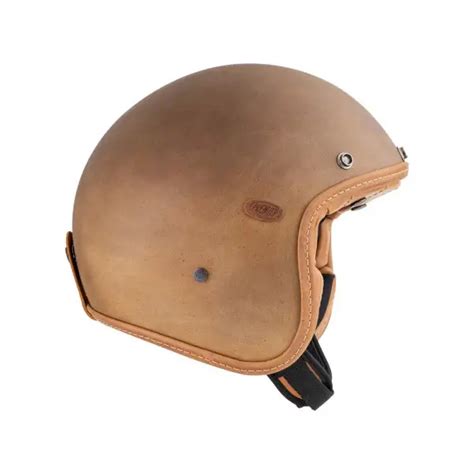 Casco Jet Premier LE PETIT CLASSIC EVO In Fibra BOS BM Marrone