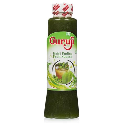 Buy Guruji Kairi Pudina Fruit Squash Ml Online At Best Price In