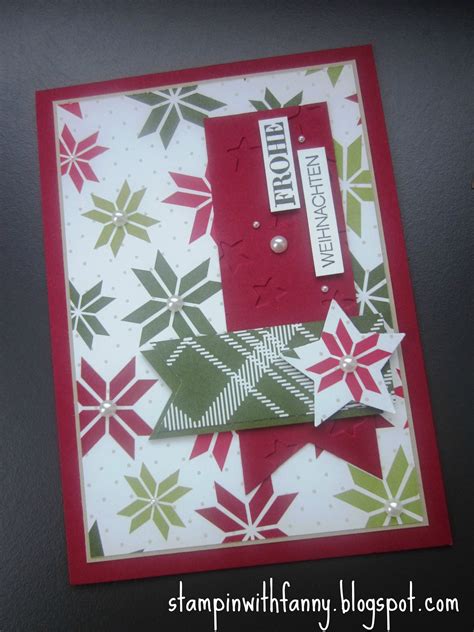 Stampin Up Stampinwithfanny Match The Sketch Weihnachten Christmas Card