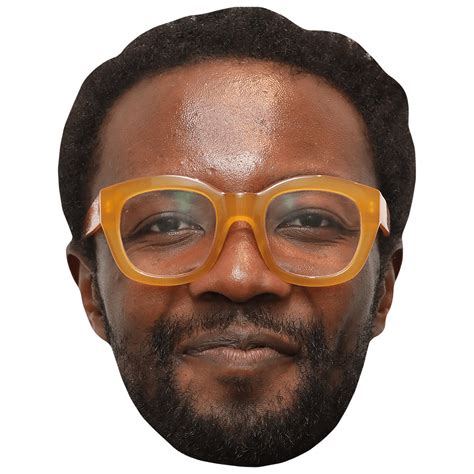 Omari Douglas Glasses Maske Aus Karton Celebrity Cutouts