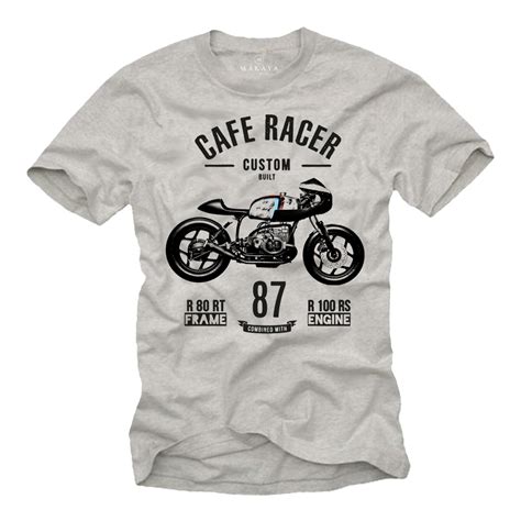 Herren T Shirt Motorrad Motiv Biker Geschenk Cafe Racer R 80 100