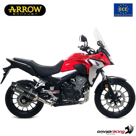 Arrow Exhaust Race Tech Slip On Carbon Approved For Honda Cb X