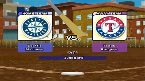 Backyard Baseball 2005 Season 2022 Game 9 Mariners Rangers