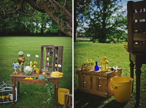 Un Shooting Dinspiration En Jaune Et Bleu Decoration Exterieur D Co