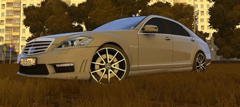 Мод Mercedes Benz S65 AMG W221 для City Car Driving 1 5 9 Машины