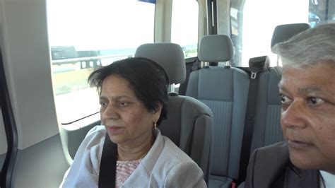 Aruna Hari Sharma In Super Shuttle From Washington IAD Airport To