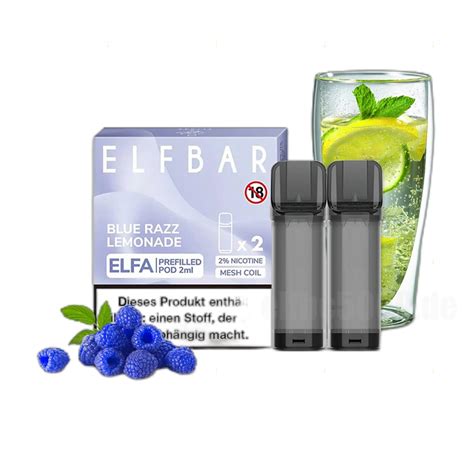 ELF BAR ELFA Prefilled Pod Blue Razz Lemonade 600 Züge Elfbar Shop