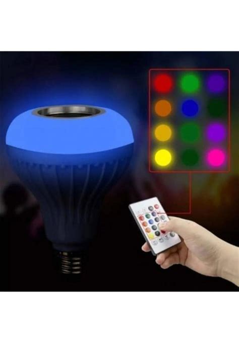 YAZICI Gece Lambası Bluetooth Hoparlör Rgb Ledli Lamba Kumandalı Mp3