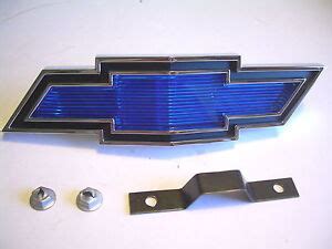 Chevelle Grille Emblem Assembly Bowtie With Retainer Ebay