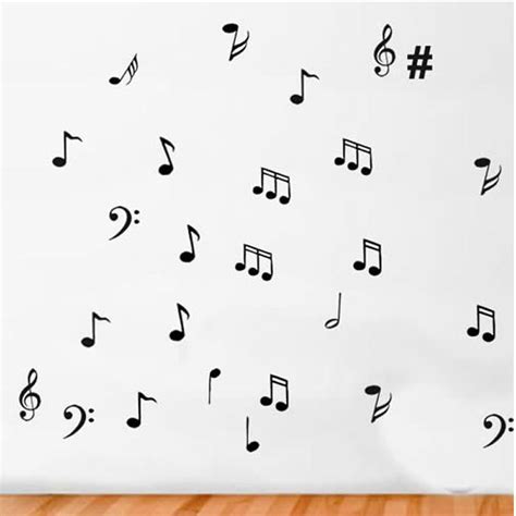 Adesivo Decorativo Notas Musicais Elo7 Produtos Especiais