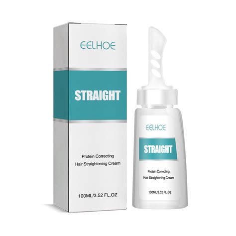 Straight Hair Smoothing Cream Nourishes And Nourishes Hair Repairs Damaged Hair Smoothes