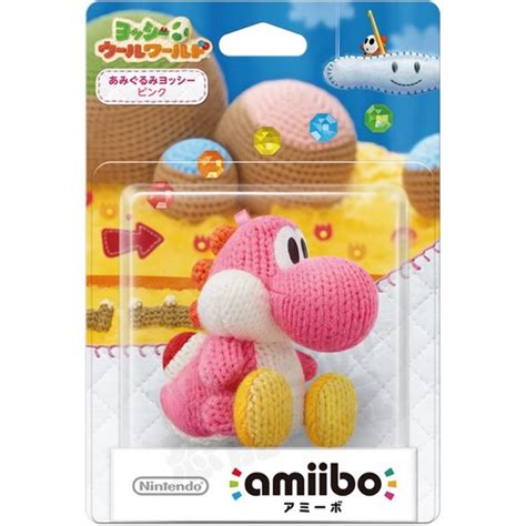 任天堂 Amiibo Nfc Switch Ns 耀西的毛線世界 毛線耀西 粉紅色 Pink Yarn Yoshi 台中 蝦皮購物