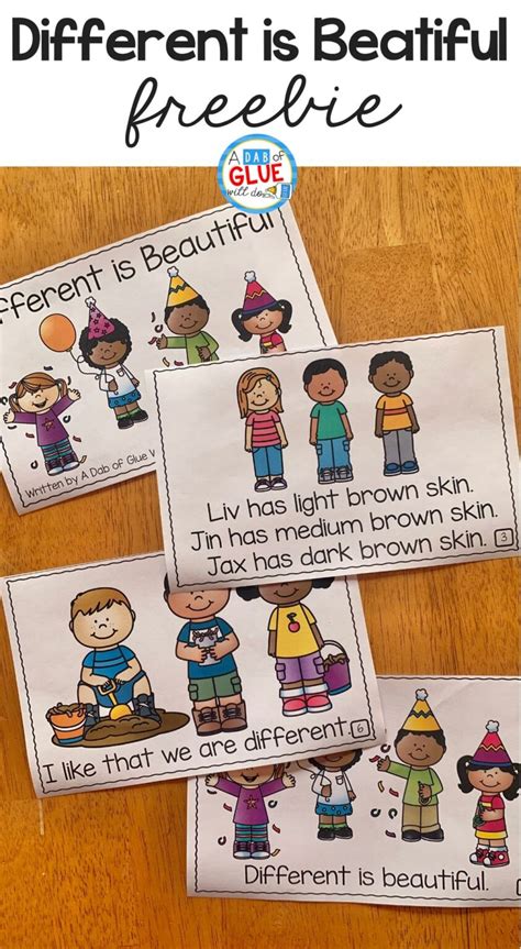 Different Is Beautiful Emergent Reader To Celebrate Diversity Artofit