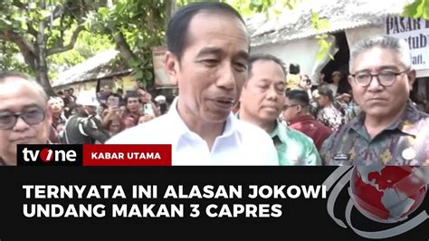 Presiden Jokowi Bongkar Alasan Mengundang Tiga Bacapres Kabar Utama