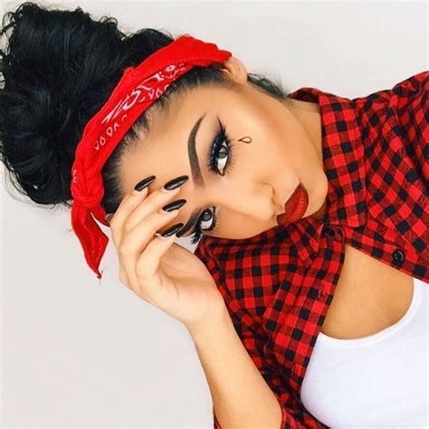 Sincerely Mels On Instagram “ofcourse I Had To Do A Chola Makeup Look Latina Face