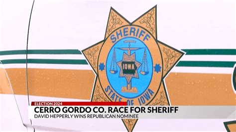 Cerro Gordo County Sheriff race narrows to two - ABC 6 News - kaaltv.com