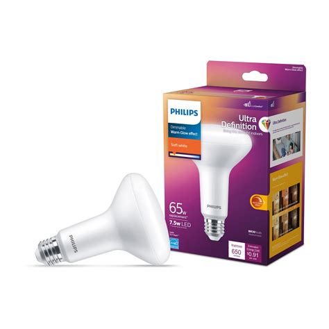 Philips LED Frosted Ultra Definition Light Bulb BR40 EyeComfort