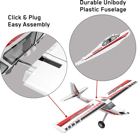 Volantexrc Remote Control Airplane Trainstar Ascent Electric Rc Trainer