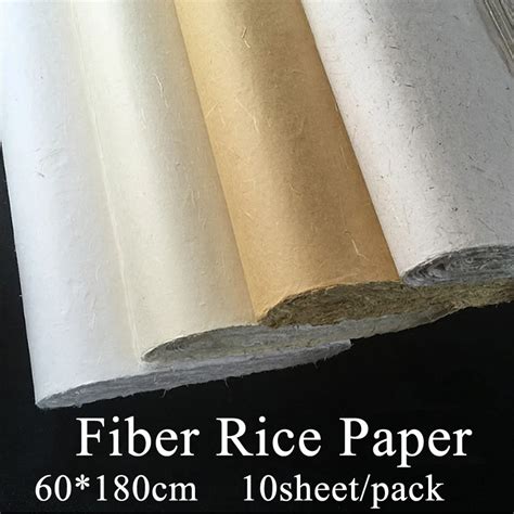 60180cm Chinese Painting Rice Paper Calligraphy Drawing Paper Fiber