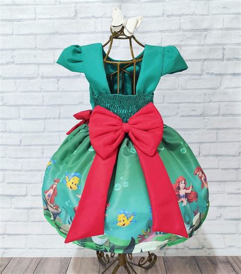 Vestido Da Sereia Ariel - 9