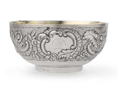 A Rare 18th Century Indian Silver Bowl