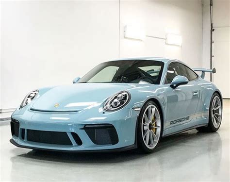 Meissen Blue Porsche Gt Has Color Coded Roll Cage Autoevolution