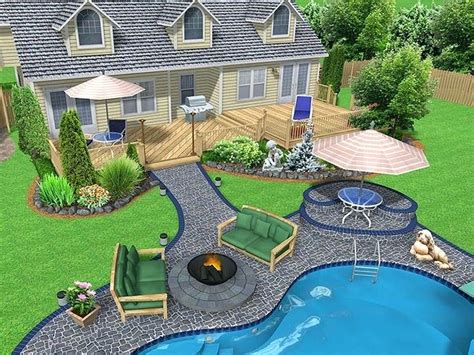 Backyard Drawing at GetDrawings | Free download