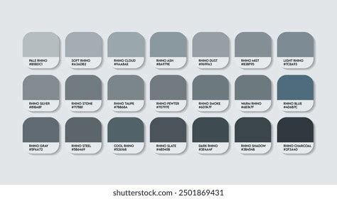 Rhino Gray Color Palette Royalty-Free Images, Stock Photos & Pictures | Shutterstock