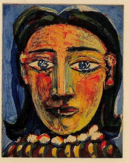 Pablo Picasso Head Of A Woman I C Portrait Of Dora Maar 1939