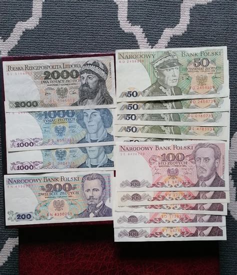 Banknoty Z Prl U Adne Stany Zachowania Zgorzelec Licytacja Na