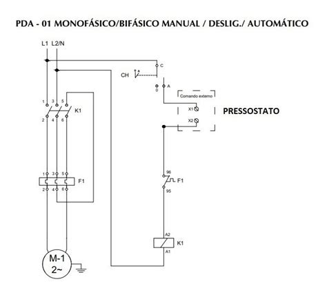 Diagrama Partida Direta Motor Monofasico Partida Direta De M