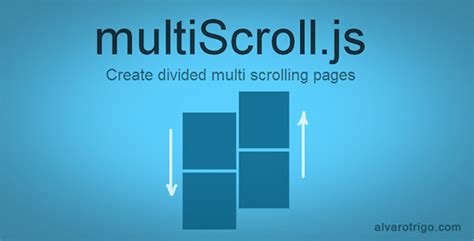 Multiscroll Js Create Split Scrolling Sites [jquery] Alvaro Trigo S Blog