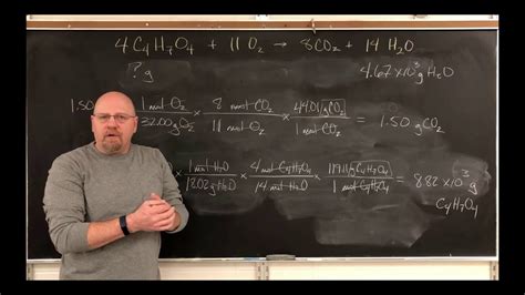 Stoichiometry Gram To Gram Conversions Youtube