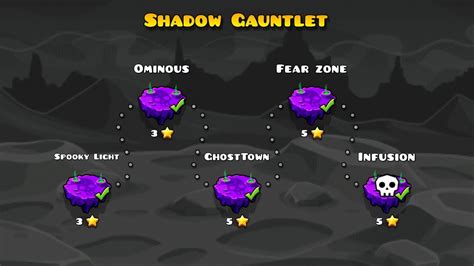 Geometry Dash Shadow Gauntlet Level 1 5 YouTube