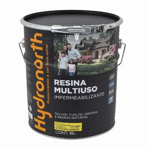 Resina Multiuso Acqua Color Cerâmica Onix 3 6L Hydronorth Leroy Merlin