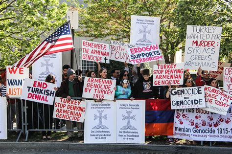 Armenian Americans Protest Genocide Denial at Turkish Embassy