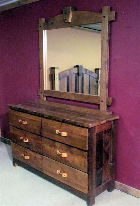 Barn Wood 6 Drawer Dresser