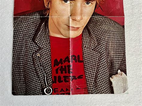 Sex Pistols 1978 Johnny Rotten Swedish Poster Magazine 1970s Vintage