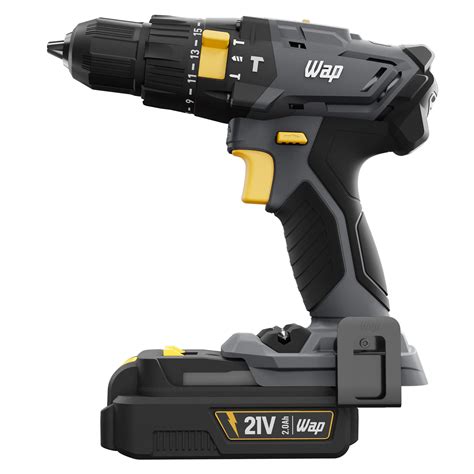 Furadeira E Parafusadeira Wap 21v - Furadeira e Parafusadeira de Impacto Wap K21 ID01 a Bateria 21V 3/8 ...