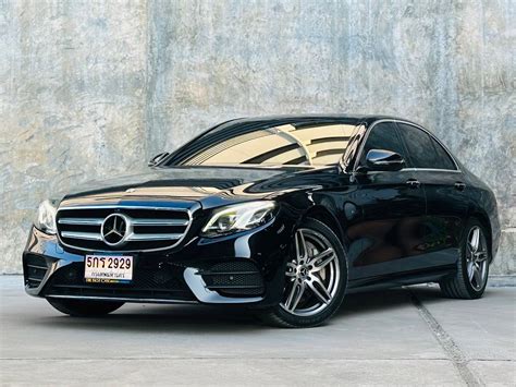 2018 Mercedes Benz E Class W213 E350 สีดำ