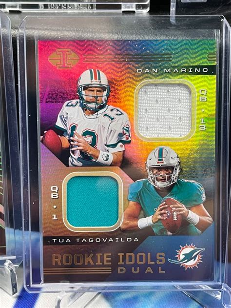 Panini Illusions Tua And Dan Marino Cards Football Trading