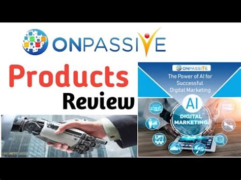 ONPASSIVE Products Review Onpassive Artificial Intelligence All