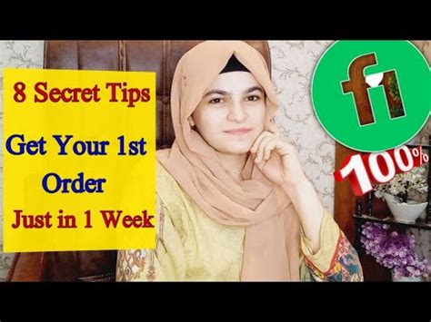 Tips To Grow Fast On Fiverr Get St Order On Fiverr Just In Week