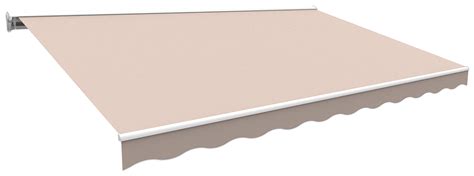 Toldo En Kit Kronos Semicofre Noe Scandi Manual Blanco Con Tela Beige