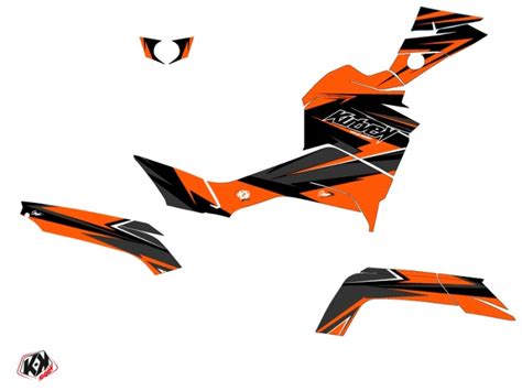 Cf Moto Atv Stage Graphic Kit Orange Kutvek