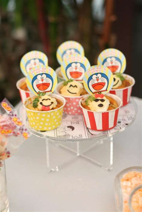 Doraemon Party Birthday Party Ideas | Photo 8 of 15 | Birthday party ...