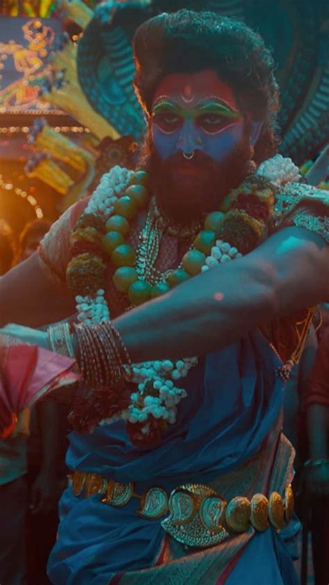 Allu Arjun As Pushpa Raj Kali Maa Gives Goosebumps In Pushpa See Pics