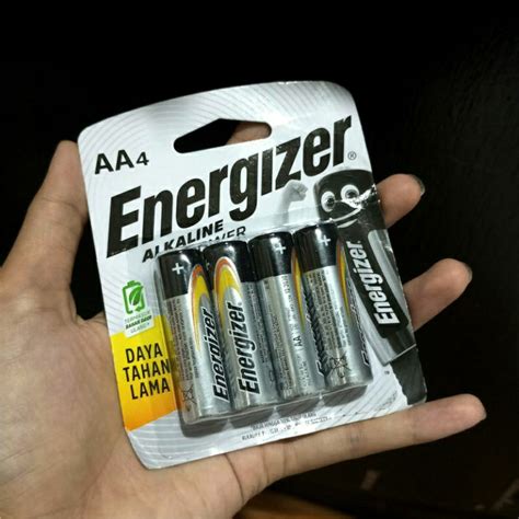 Jual Baterai Energizer Alkaline Power A Aa Lr V Pack Isi Pcs