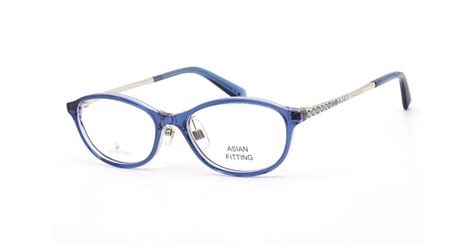 Swarovski Sk5379 D Eyeglasses Blueother Clear Lens Lyst